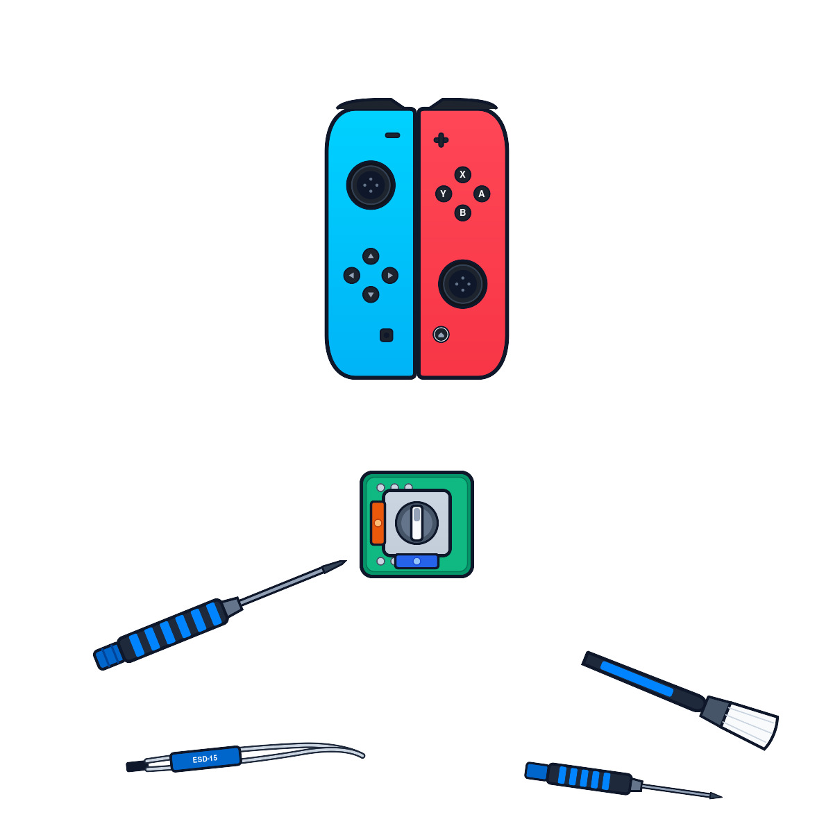 Nintendo Switch Joy-Con Drift Reparatur