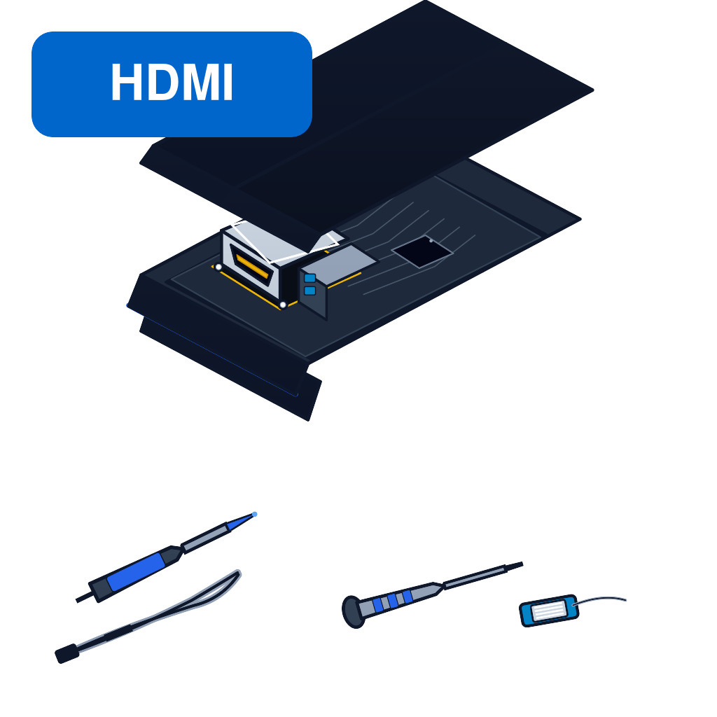Sony PlayStation 4 HDMI Buchse Reparatur Anschluss Austausch 1 Jahr Garantie ServiceINN