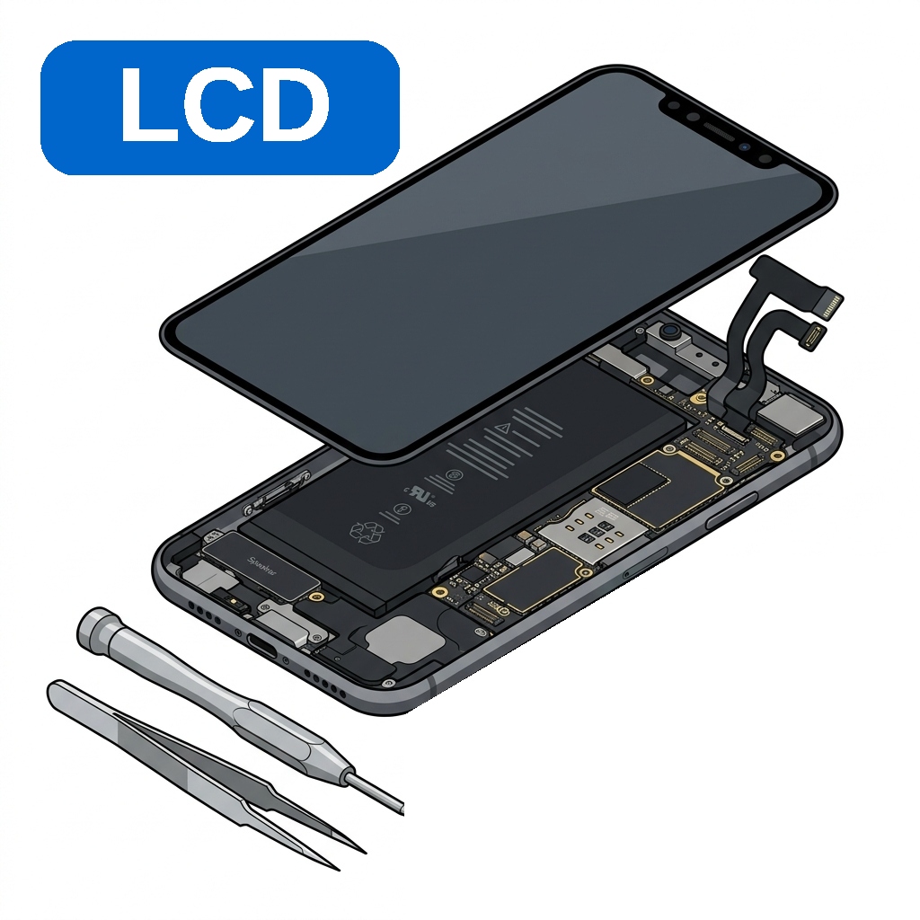 Apple iPhone 11 Display Reparatur LCD Bildschirm Glas Austausch ServiceINN