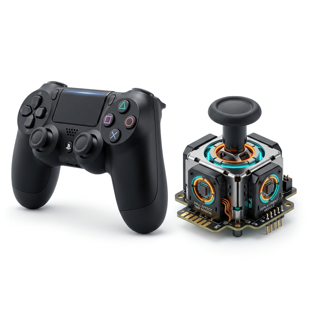 Sony PlayStation 4 DualShock 4 Controller Hall-Effect TMR Magnet Stick Upgrade