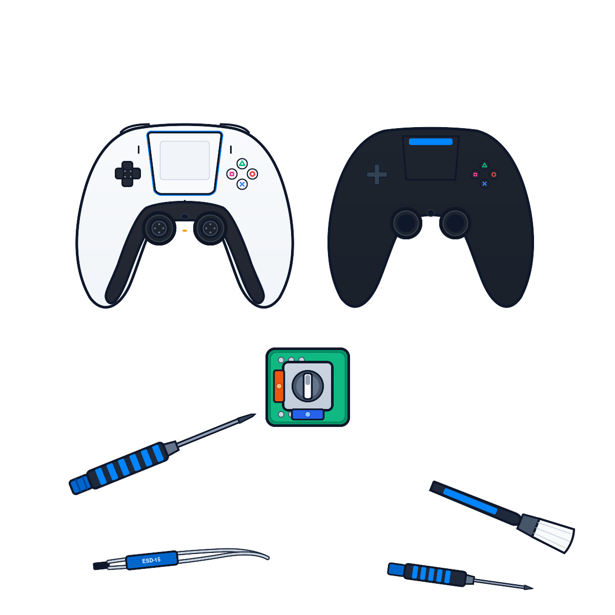 PlayStation Controller Reparatur PS5 & PS4 Stick Drift