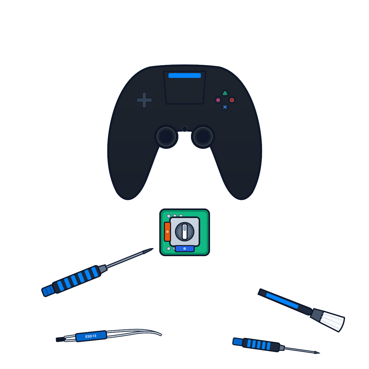 PS4 DualShock Controller Stick Drift Reparatur
